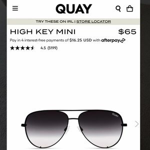 Quay High key mini sunglasses